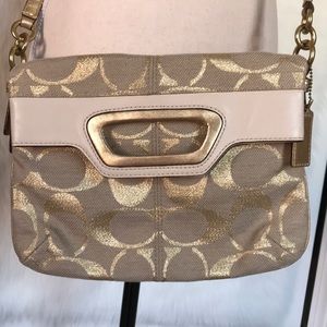 Gold Coach crossbody!